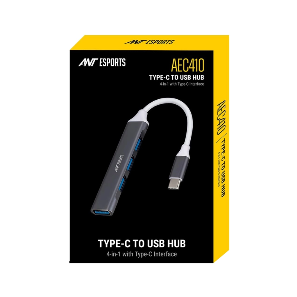 Ant Esports Type-C to USB Hub 4 Port AEC410